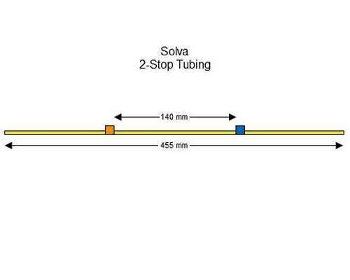 116-0533-03 | 0.25 mm (Orange/Blue) Standard Solva 2-Stop Tubing, 12/pk