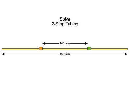 116-0533-04 | 0.38 mm (Orange/Green) Standard Solva 2-Stop Tubing, 12/pk