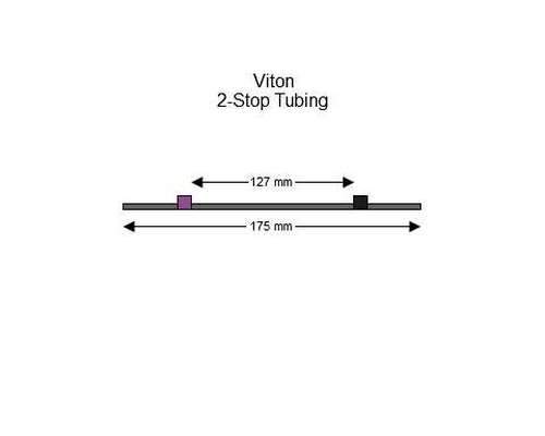 116-0651-16 | 2.29 mm (Purple/Black) Standard Viton 2-Stop Tubing, 12/pk