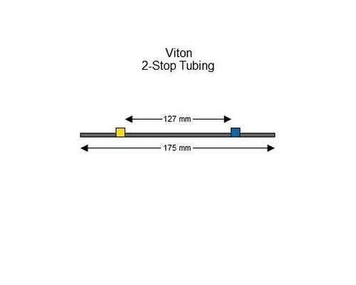 116-0651-19 | 1.52 mm (Yellow/Blue) Standard Viton 2-Stop Tubing, 12/pk