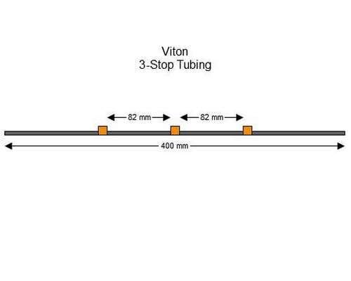 SC0258 | 0.89 mm (Orange/Orange) Standard Viton 3-Stop Tubing, 12/pk