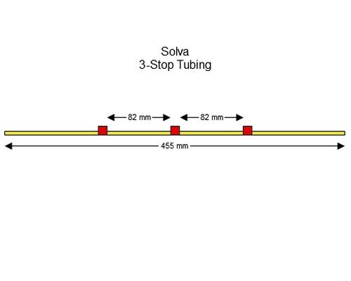 SC0293 | 1.14 mm (Red/Red) Standard Solva 3-Stop Tubing, 12/pk