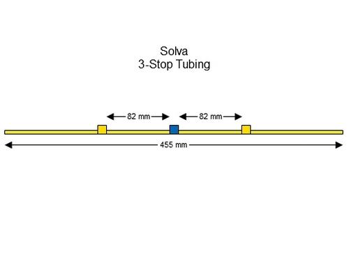 SC0296 | 1.52 mm (Yellow/Blue) Standard Solva 3-Stop Tubing, 12/pk