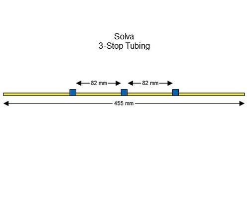 SC0297 | 1.65 mm (Blue/Blue) Standard Solva 3-Stop Tubing, 12/pk