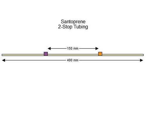 SC0335 | 2.54 mm (Purple/Orange) Standard Santoprene 2-Stop Tubing, 12/pk