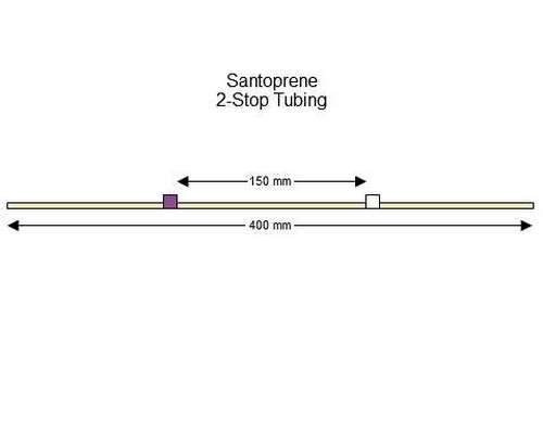 SC0336 | 2.79 mm (Purple/White) Standard Santoprene 2-Stop Tubing, 12/pk