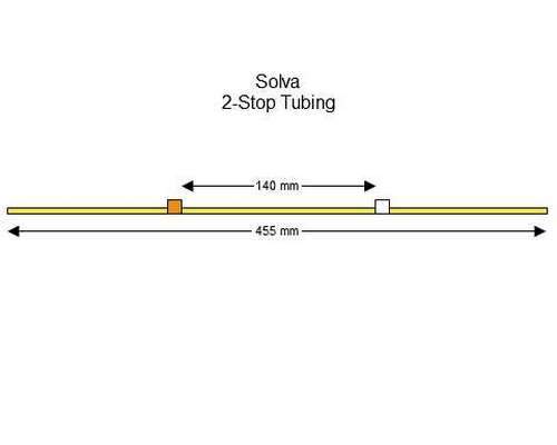 116-0533-06 | 0.64 mm (Orange/White) Standard Solva 2-Stop Tubing, 12/pk