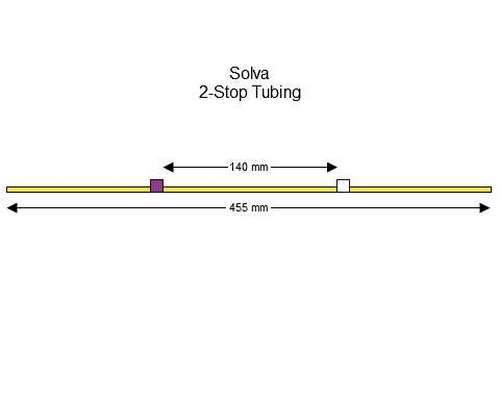 116-0533-18 | 2.79 mm (Purple/Orange) Standard Solva 2-Stop Tubing, 12/pk