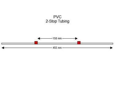 116-0549-10 | 1.14 mm (Red/Red) Standard PVC 2-Stop Tubing, 12/pk