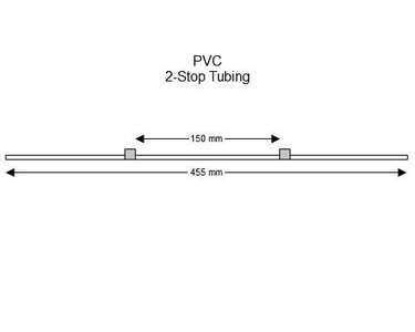 116-0549-11 | 1.30 mm (Grey/Grey) Standard PVC 2-Stop Tubing, 12/pk