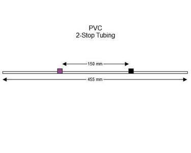 116-0549-16 | 2.29 mm (Purple/Black) Standard PVC 2-Stop Tubing, 12/pk