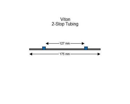116-0651-13 | 1.65 mm (Blue/Blue) Standard Viton 2-Stop Tubing, 12/pk