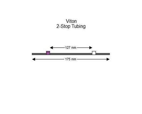 116-0651-18 | 2.79 mm (Purple/White) Standard Viton 2-Stop Tubing, 12/pk