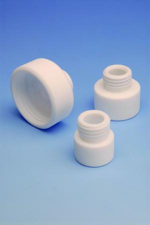 PTFE Adapters with Ground Joint, 46 mm
