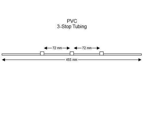 SC0059 | 1.02 mm (White/White) Standard PVC 3-Stop Tubing, 12/pk