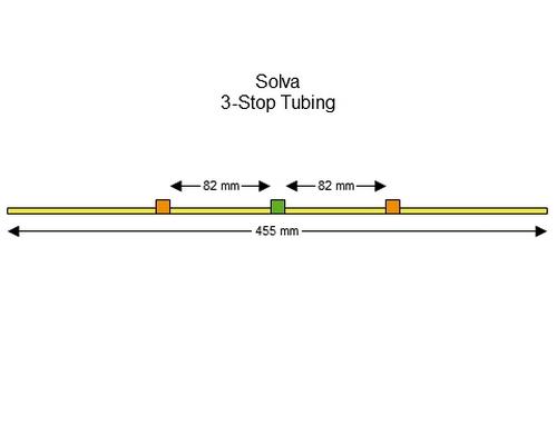 SC0287 | 0.38 mm (Orange/Green) Standard Solva 3-Stop Tubing, 12/pk