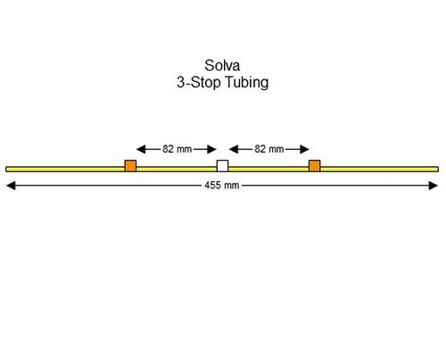SC0289 | 0.64 mm (Orange/White) Standard Solva 3-Stop Tubing, 12/pk