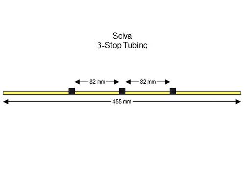 SC0290 | 0.76 mm (Black/Black) Standard Solva 3-Stop Tubing, 12/pk