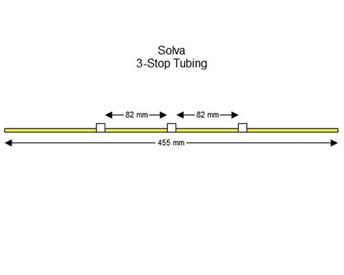 SC0292 | 1.02 mm (White/White) Standard Solva 3-Stop Tubing, 12/pk